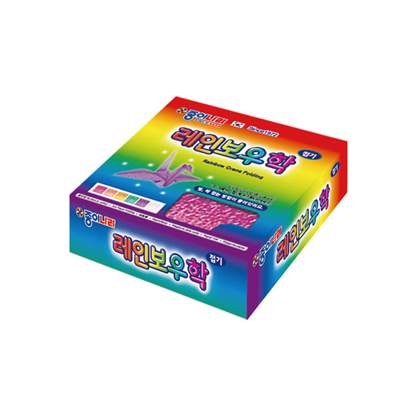 종이나라 레인보우 학 접기 학종이 42매 (12개입), 단품, 상세페이지 참조 19,200원