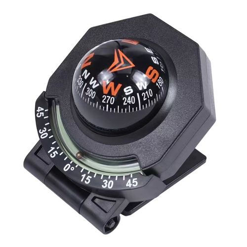 경사계 나침반 보트용 소형나침반 컴퍼스 보트컴퍼스 클리노미터, 블랙 17,600원