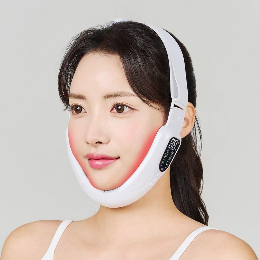 모드샷 EMS 얼굴 리프팅 마사지기 브이라인 밴드 기계 이중턱 턱살 탄력 사각턱 비대칭 교정, 모드샷 리프팅 마사지기 65,800원