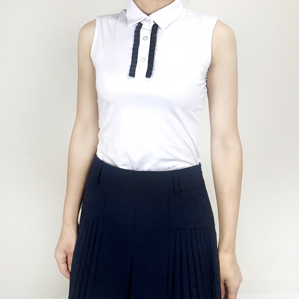 투솜 여성골프민소매 여성골프반팔티 여름 골프티셔츠 골프복 매쉬 레이스 민소매 여자골프웨어 나시 45,900원