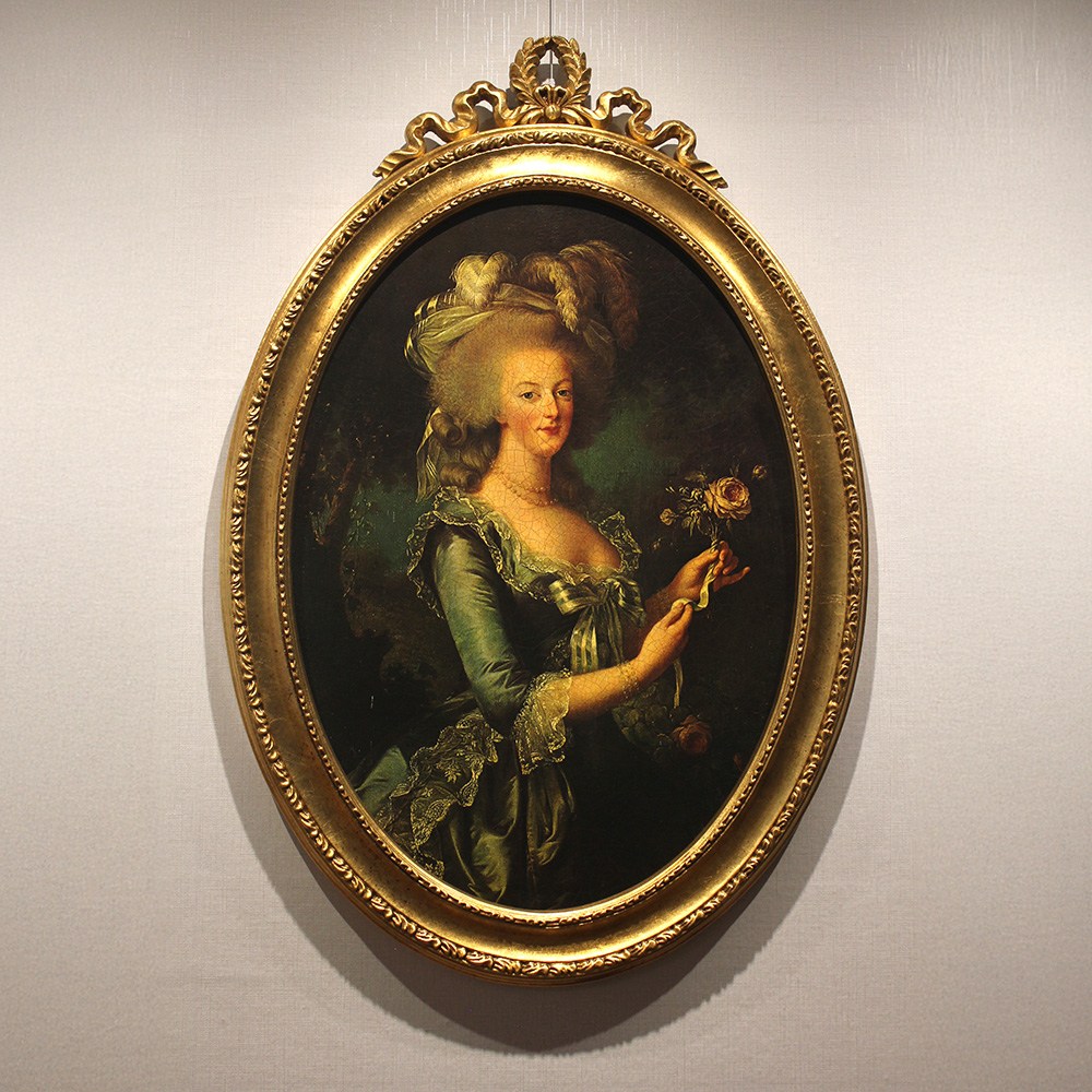 이태리 수입 명화액자 [마리 앙투아네트 초상] 프라고나르 24K 골드 금박 골드리본액자 512,000원