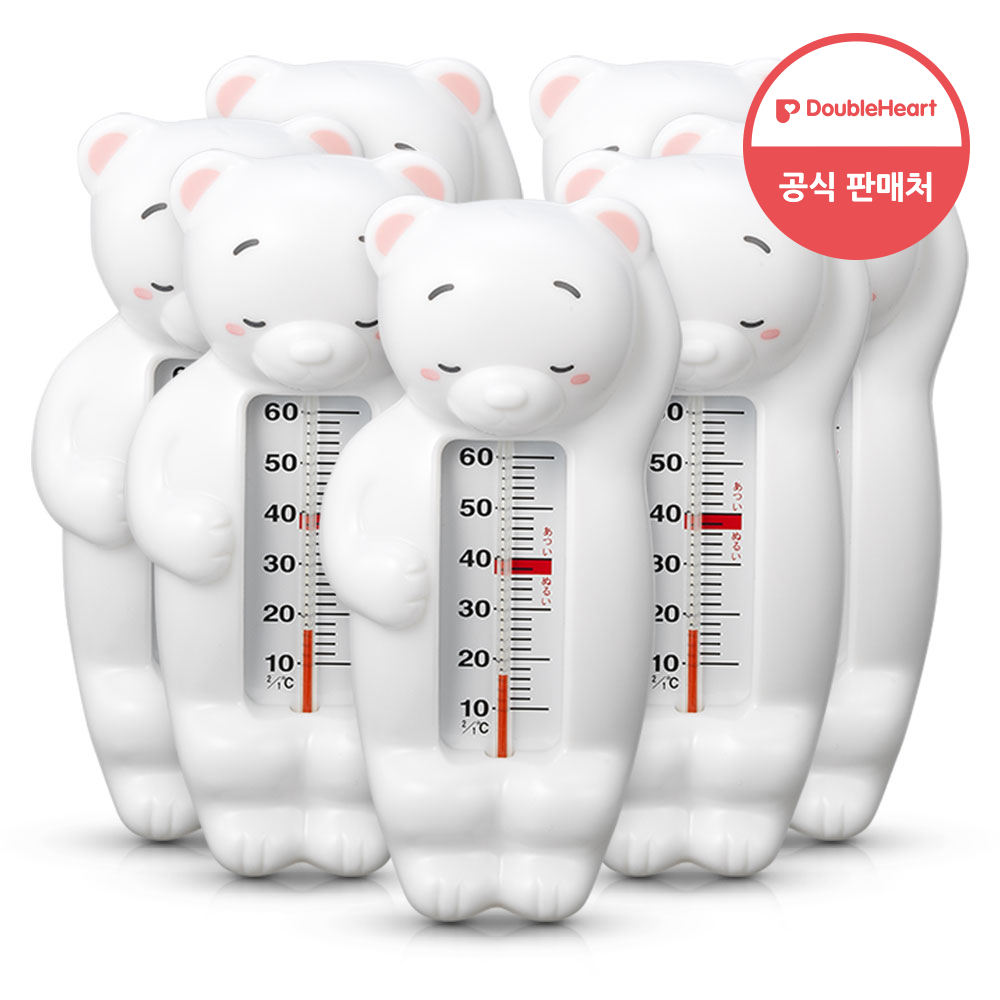 더블하트 신생아 탕온계 아기 욕조 물온도계(북극곰) 62,300원