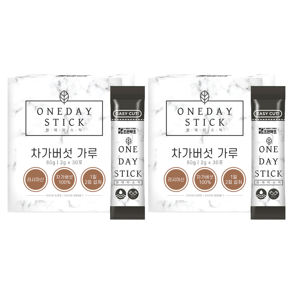 굿허브 원데이스틱 차가버섯 가루, 60개, 2g 17,840원