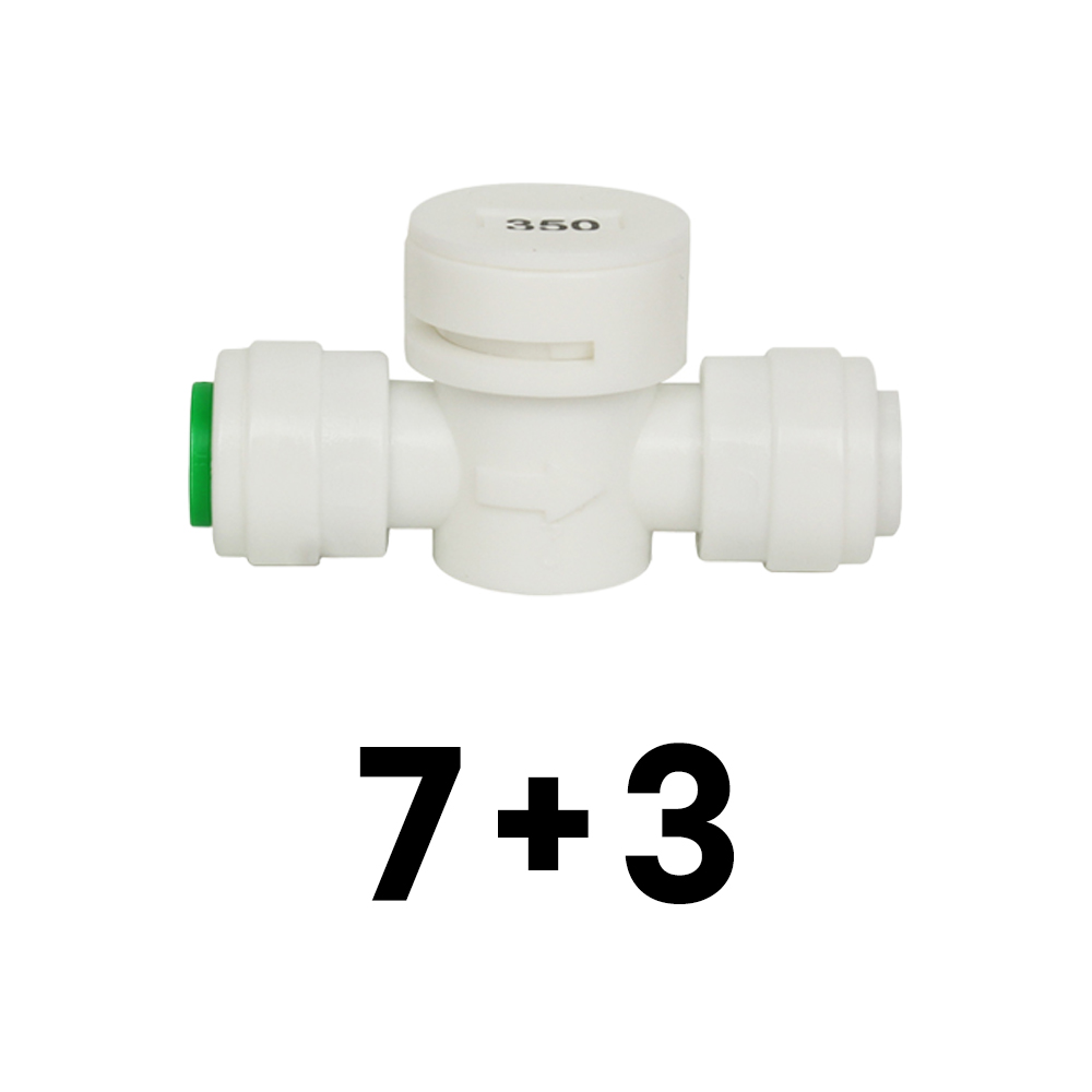 1/4 (6mm) 폐수저항 정량밸브 통수저항 350 10개 세트 - 정수기부품 25,000원