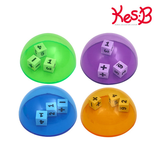 [캐스B] 튼튼 브레인키즈 수놀이 주사위 4종(2588) 덧셈뺄셈 사칙연산 수학놀이 33,600원