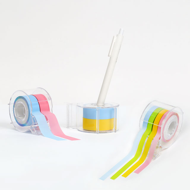 모모팝 필름 메모롤 접착 점착 메모지 테이프 반투명 (8종) 7,500원