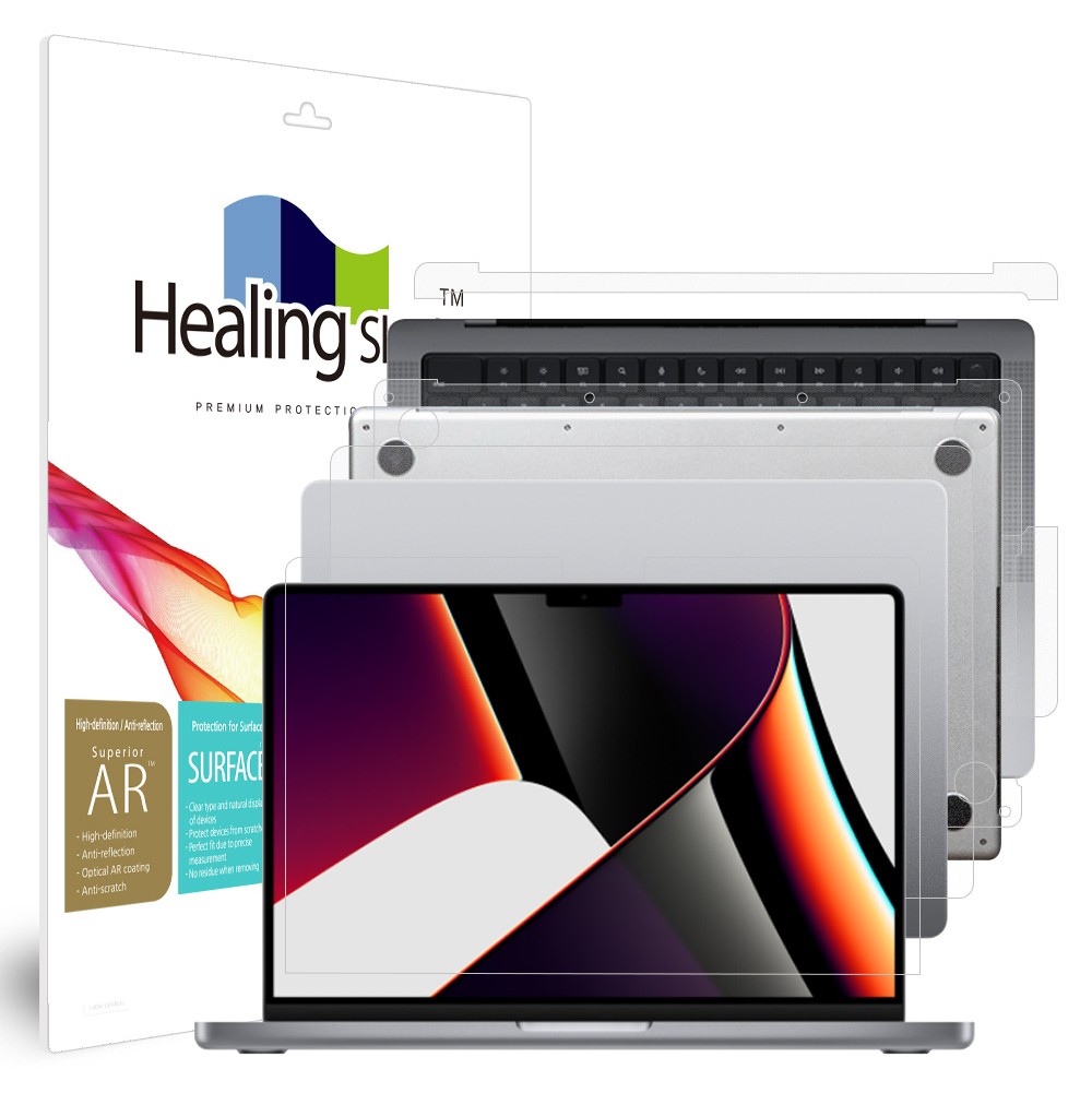 힐링쉴드 고화질 액정보호필름 + 외부 보호필름 3종 세트 맥북 프로 14 M1 M2 53,520원