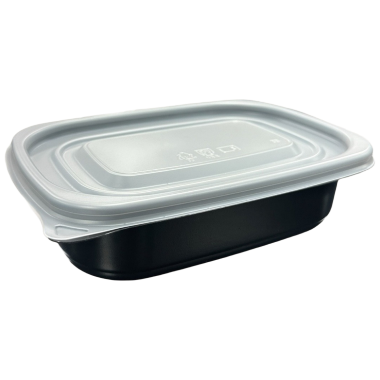 포장용기 죽용기 (소) 600ml 흑색 500개세트 (용기500+뚜껑500), 500개 166,300원