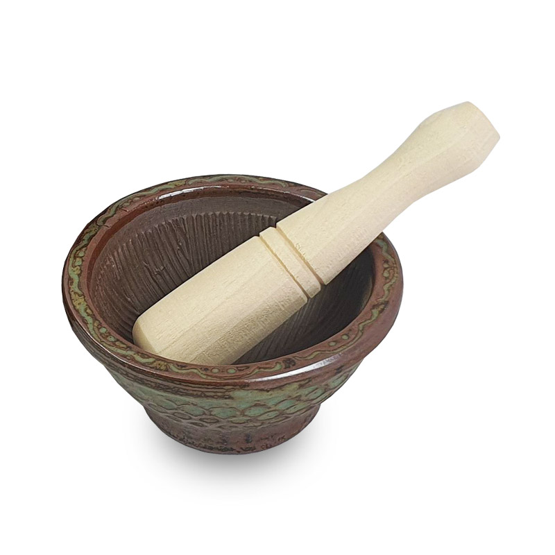 국산 분청 깨갈이 깨절구 마늘절구 미니 도자기절구 5,900원