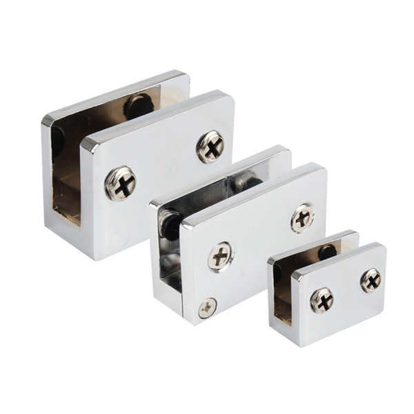 철물의민족 사각 유리 브라켓 3종 고정형 분리형 유리선반 유리고정, 1개, 사각 유리 브라켓 8T(고정형)-2구 구형 2,100원