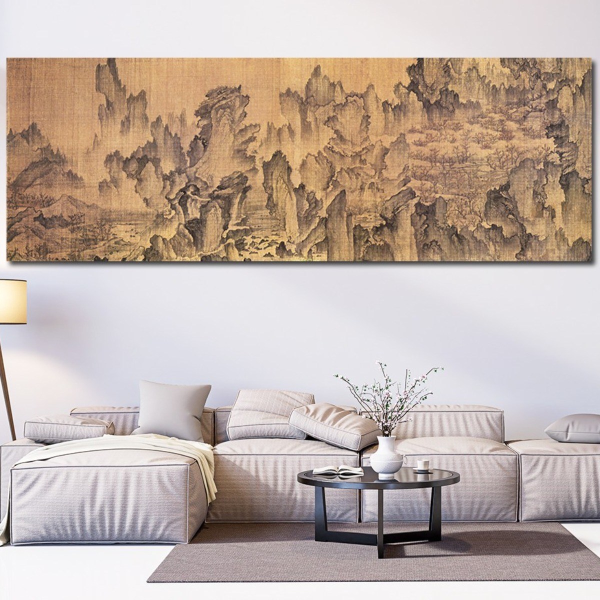 갤러리츠 몽유도원도 폭포 소나무 그림 액자 거실 안방 풍수 동양화 한국화 수묵화 55,960원