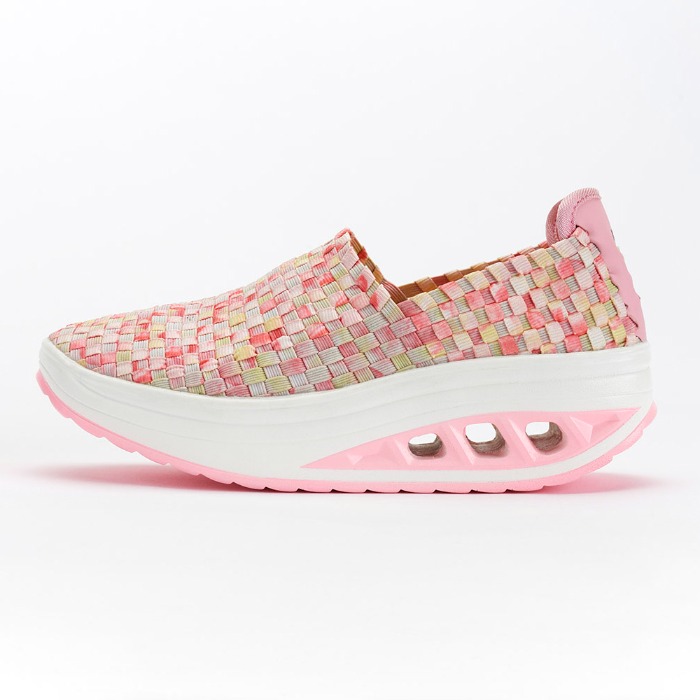 [리치앤썬]여성 키높이 우븐 워킹 운동화 플라워 F2021 블라썸 33,280원