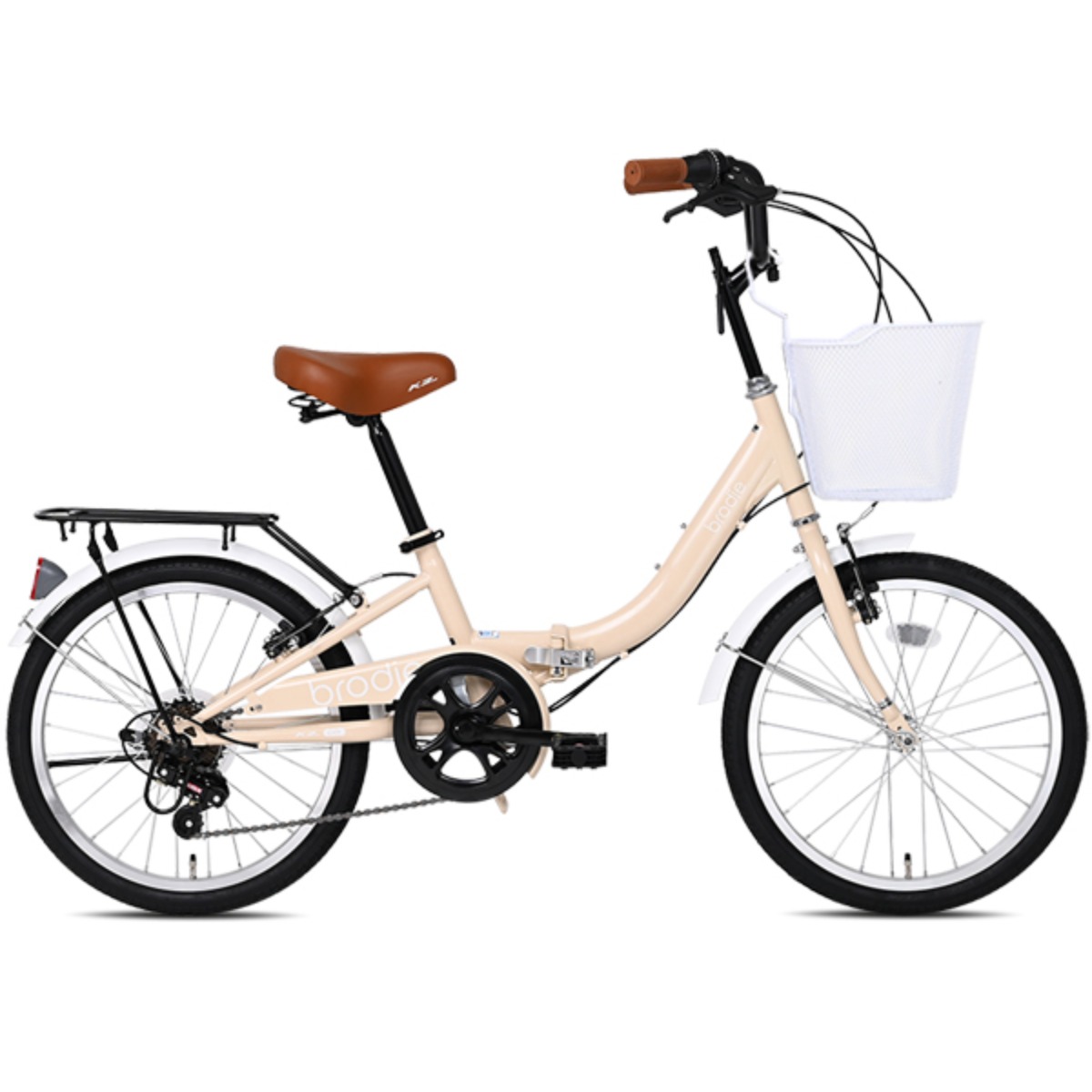 케이투바이크 접이식자전거 미니벨로 브로디 20인치 7단, 크림베이지, 1개, 148cm, 현재가 169,000원