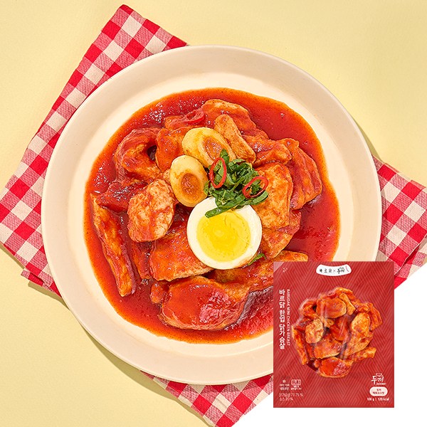 [바르닭X두끼] 소스 한입 닭가슴살 두끼 떡모소스맛 66,100원