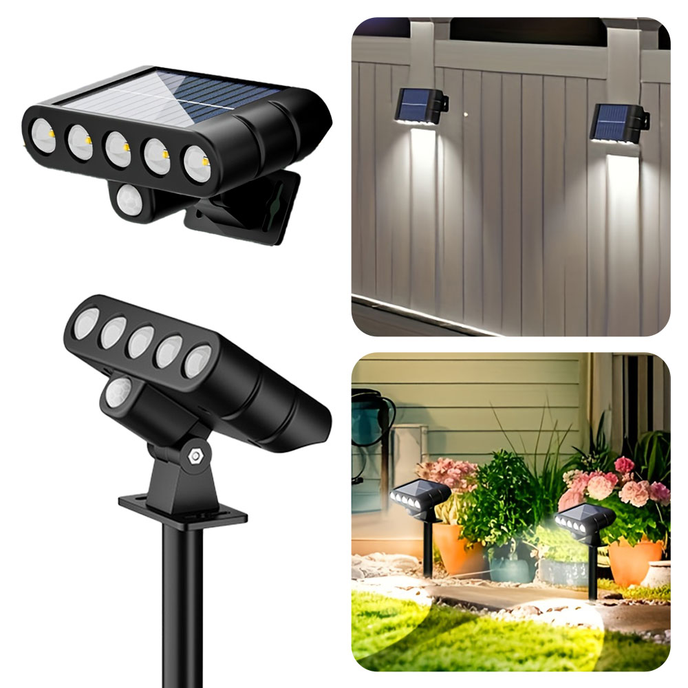 KELAKE 태양광 LED 센서등 , 벽등 / 바닥등 , 야외용 태양열 센서등, 블랙 17,900원