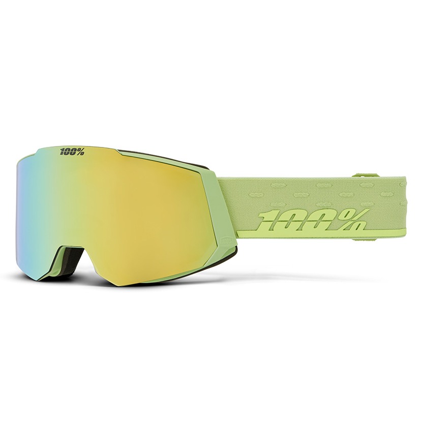 100퍼센트 SNOWCRAFT Aura HiPER Mirror w Bonus HiPER Pink Turquoise ML Mirror 스노우고글 XL, Yellow Gold, 1개 215,000원