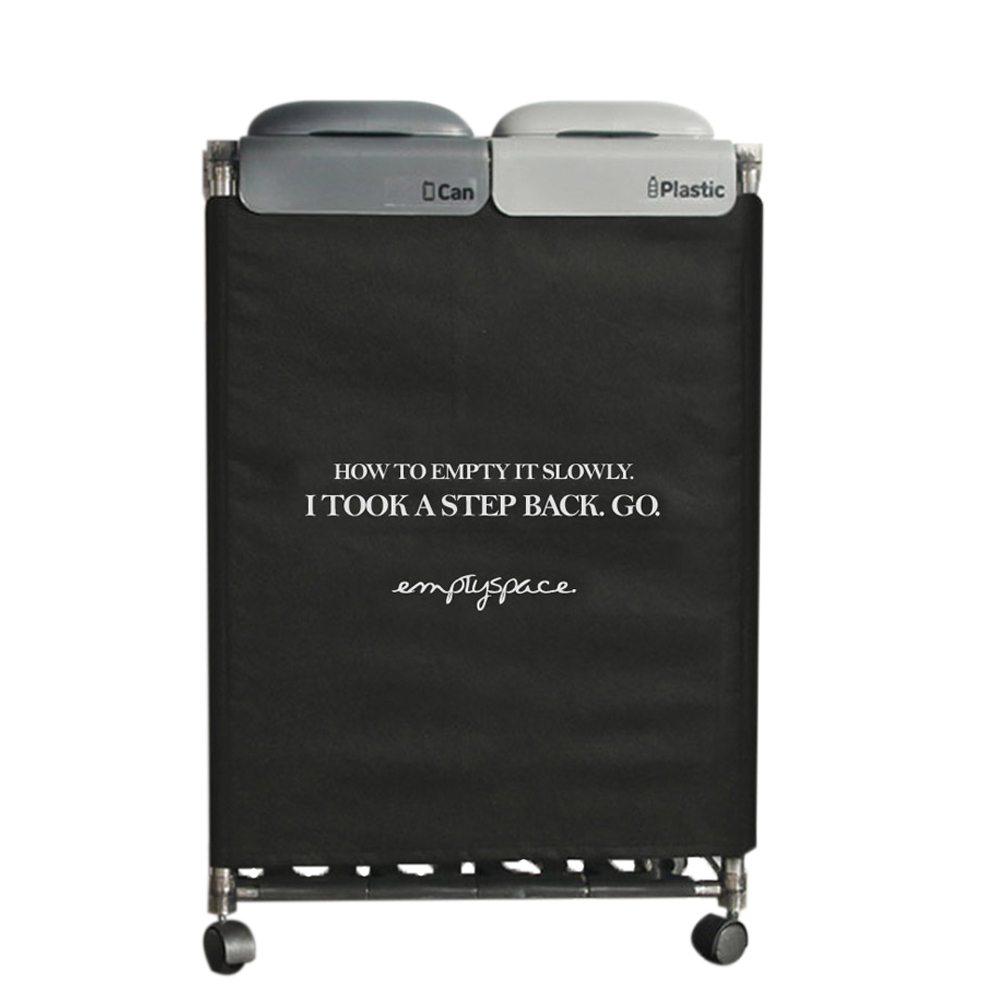 리빙해피 버츄나인 프리미엄 원터치 분리수거함 2slot 33,900원