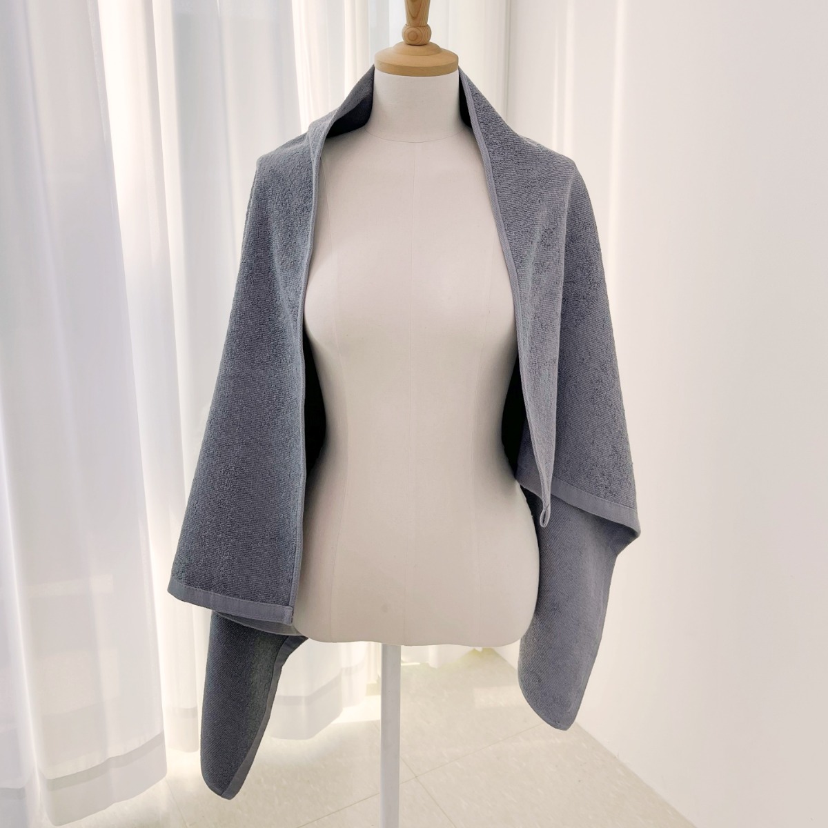 파우젠타올 바스타올 30수 연사, 바스타월, 호텔타올, 대형타올, 목욜타올, 목욕타월, 호텔타월, 비치타월, 수영타월, 피서타월, 휴가타월, 휴가필수수건, 그레이, 2개 19,900원