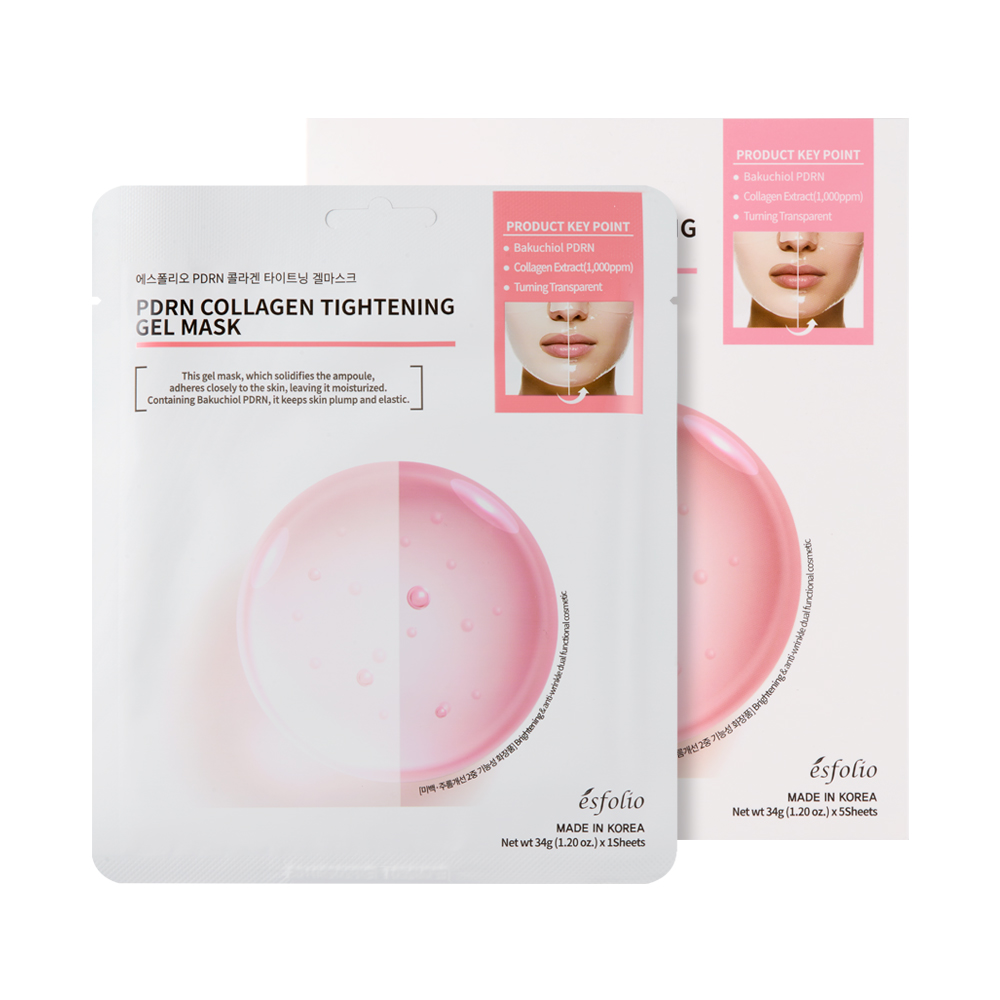 에스폴리오 PDRN 콜라겐 타이트닝 하이드로겔 마스크(5매), 1개, 34g 13,000원