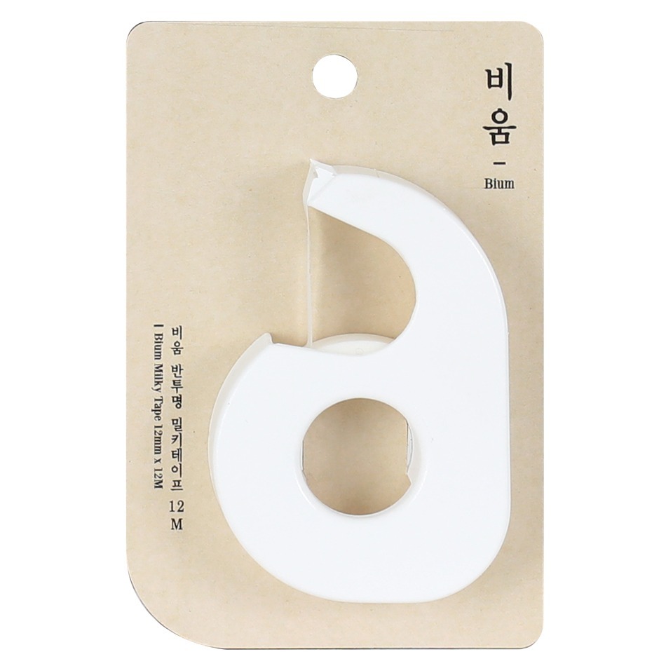 모닝글로리 비움 반투명 밀키테이프 12mm x 12m, 단품, 1개 1,140원