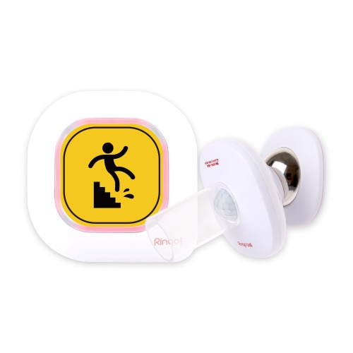 계단 미끄럼 넘어짐 사고 예방 동작감지 센서벨 세트 GSR-302C, GPT-200C, 1세트 117,000원