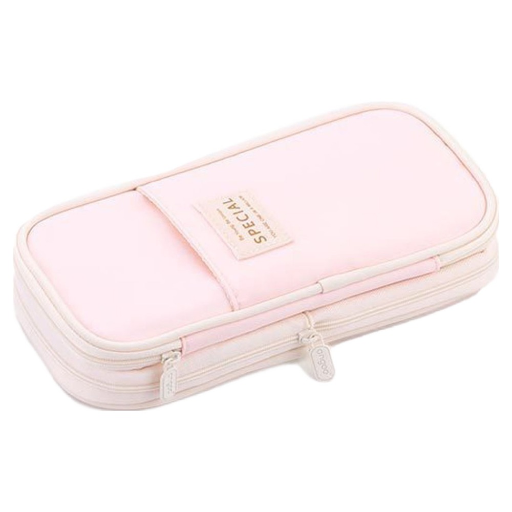 문구담 블랙 대용량 심플한 파우치형 필통, 05 핑크, 1개 15,050원