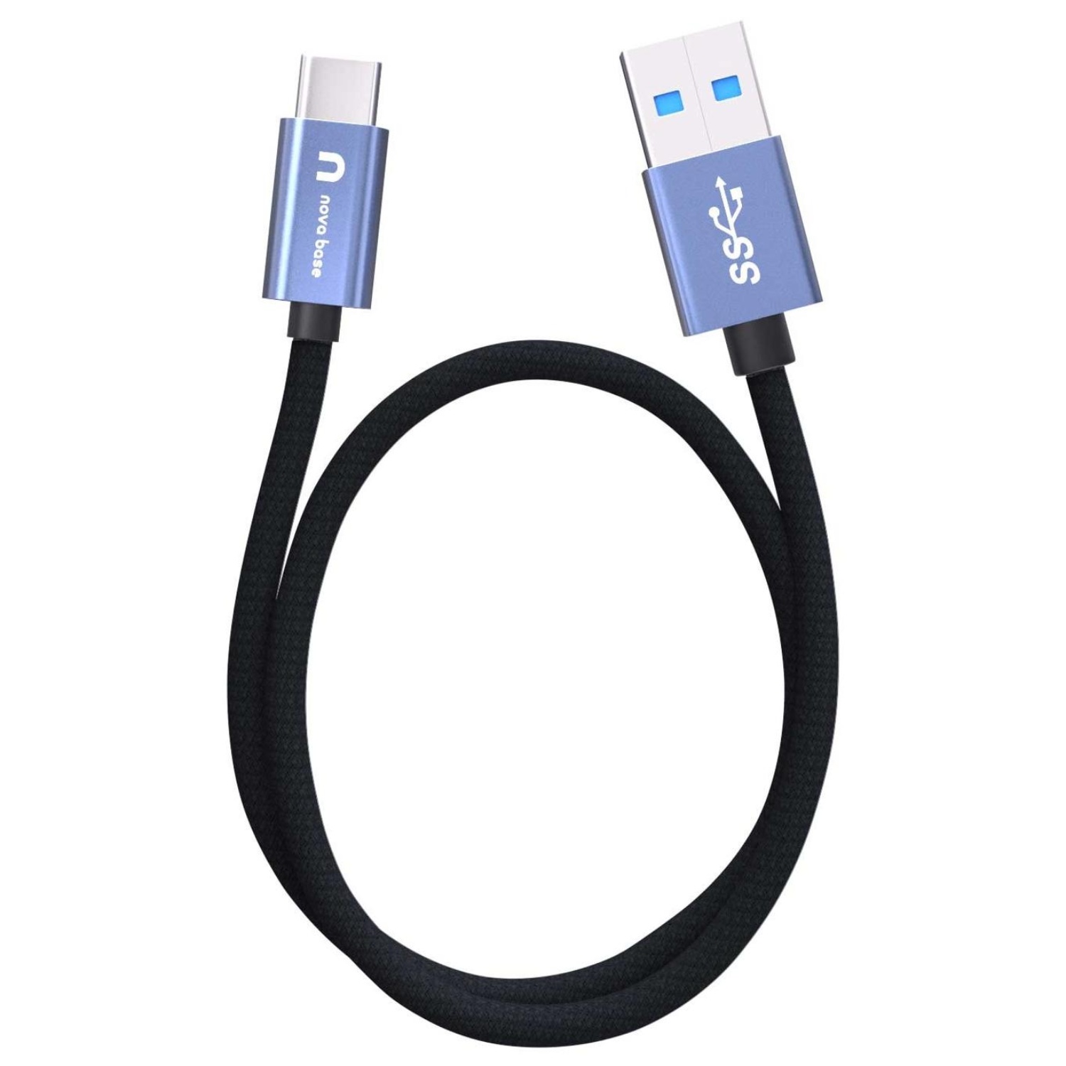 속도빠른 안드로이드오토 케이블 C타입 고속 충전 데이터 케이블 USB3.2 Gen2 A TO C, 블루10Gbps, 50cm, 1개 12,900원