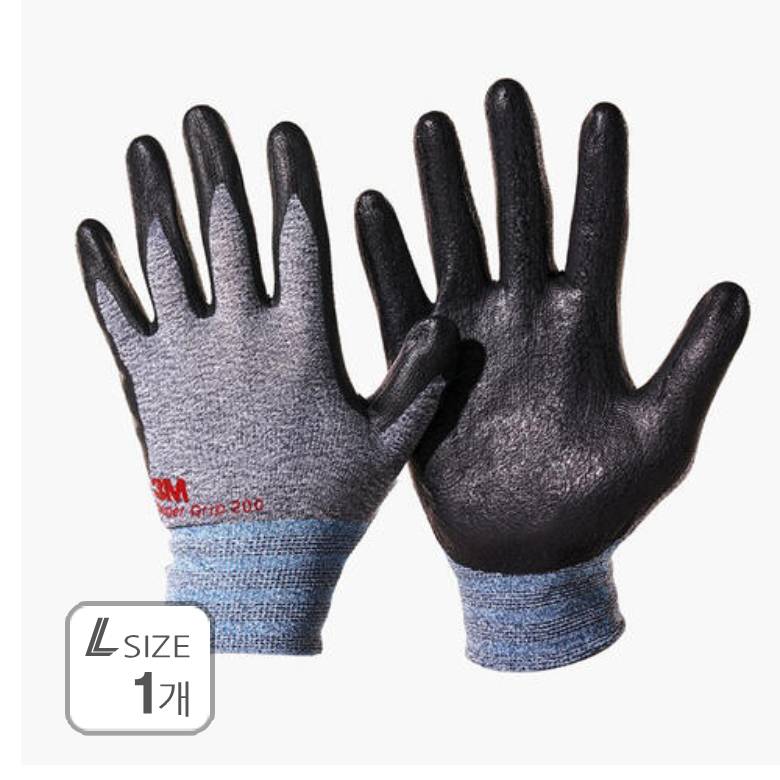 쓰리엠 슈퍼그립 200 코팅작업장갑 L 4,200원