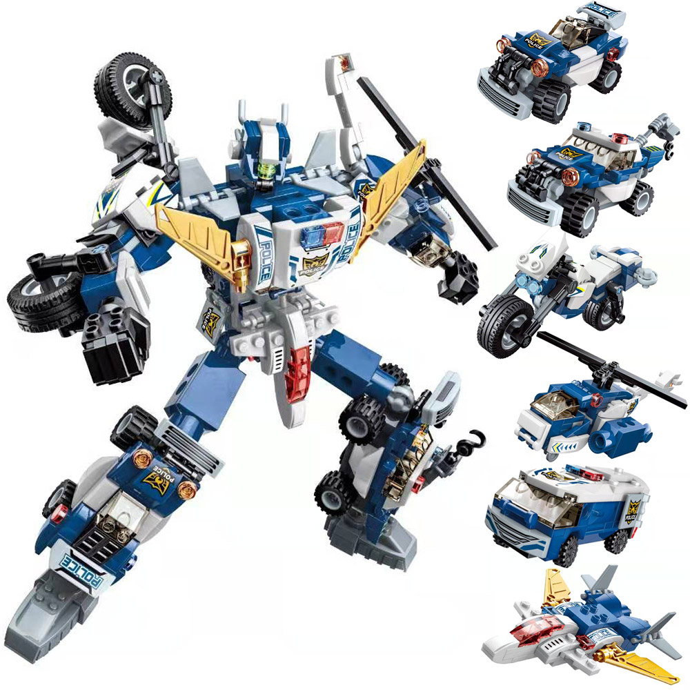 초등 저학년 고학년 장난감 경찰 경찰서 미니 블럭 사은품 증정 레고 시티 클래식 호환 변신 로보트 남자아이 남아 세일 할인 6살 7살 8살 초등학생 생일 선물 10살 11살, 1개, 현재가 19,900원