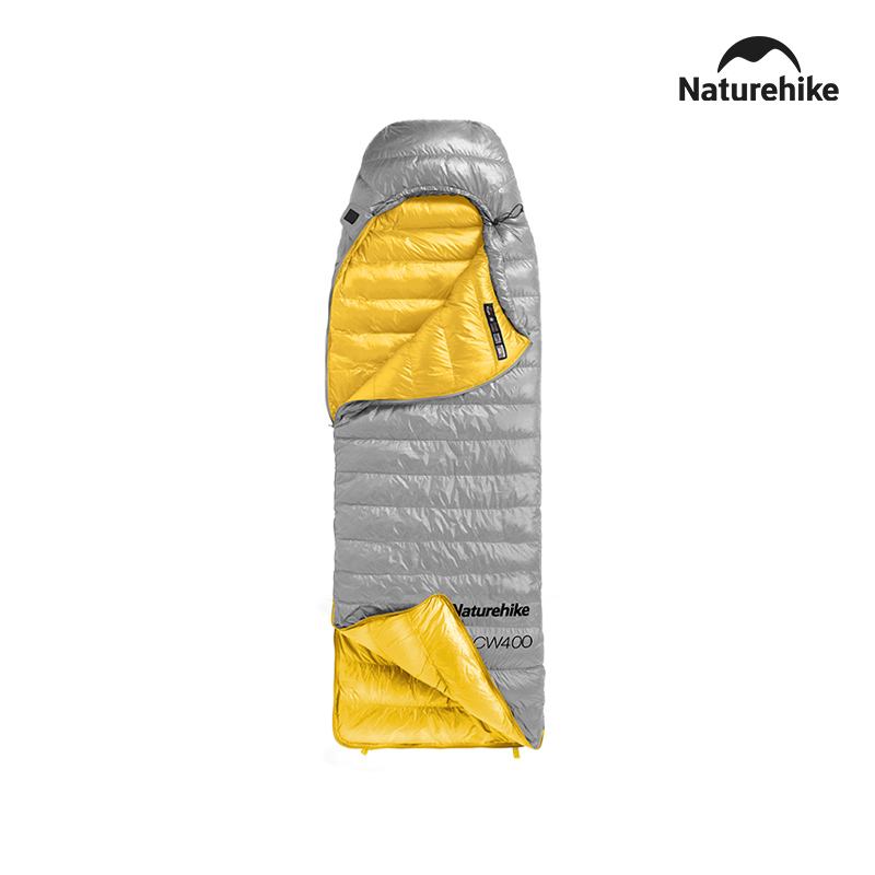 네이처하이크 CW400 후드 다운 침낭 650FP 동계용 겨울 백패킹, 그레이 M 184,000원