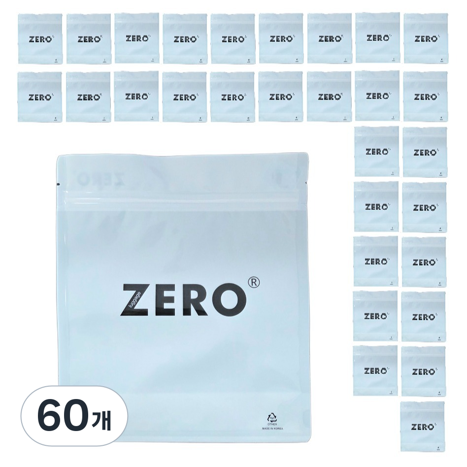 요리를그리다 다용도 진공 지퍼백 파우치 ZERO 21 x 24 cm 25,600원