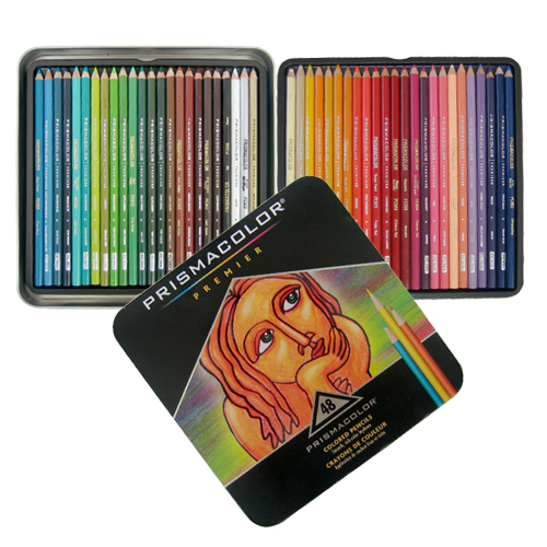 [아주문구] 프리즈마 유성색연필, 아주문구사-프리즈마 유성색연필  48색 96,310원