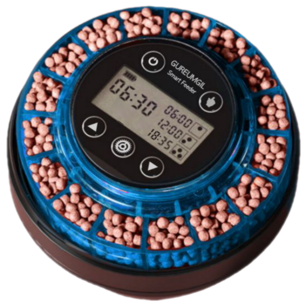 [ 정량급식 ] 구름길 스마트 자동급여기 G-2303 물고기 거북이 자동으로 밥주는 기계 38,000원