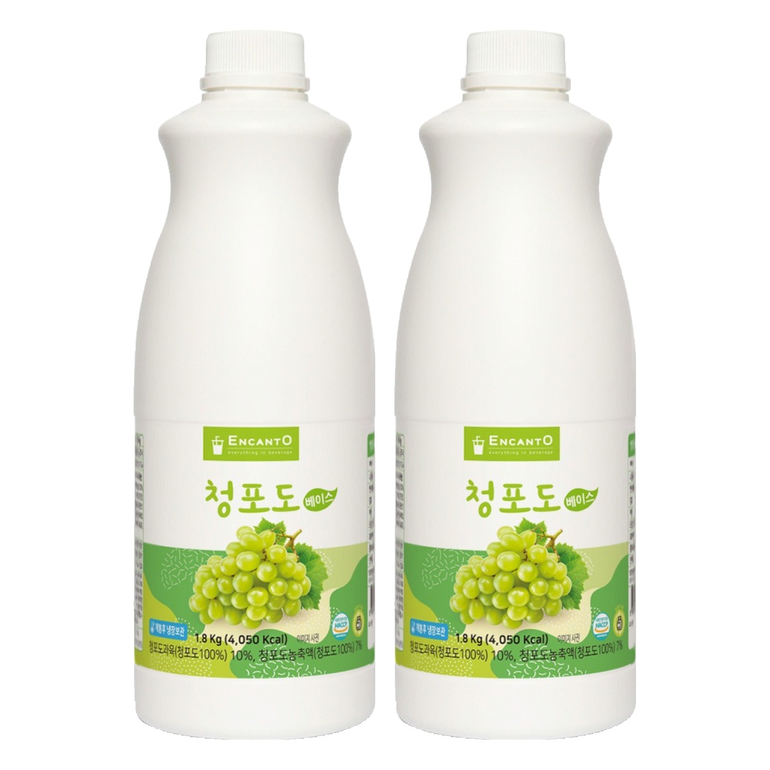 엔칸토 청포도 베이스, 1.8kg, 2개 37,800원
