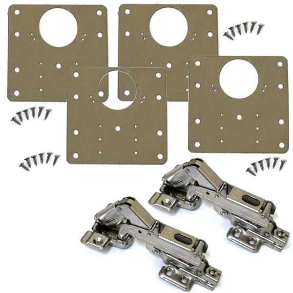 문주 180도 아웃도어경첩 사각보강판 세트 싱크대 장롱 문짝 수리 보강 플레이트 9,900원