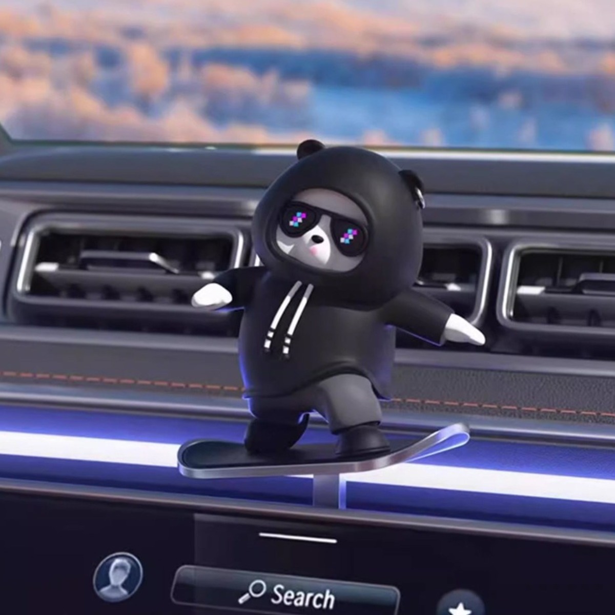 코코카템 차량용 내부 네비게이션 인테리어 소품 장식 피규어, 1개, 디스플레이형/미스터리 블랙 19,800원