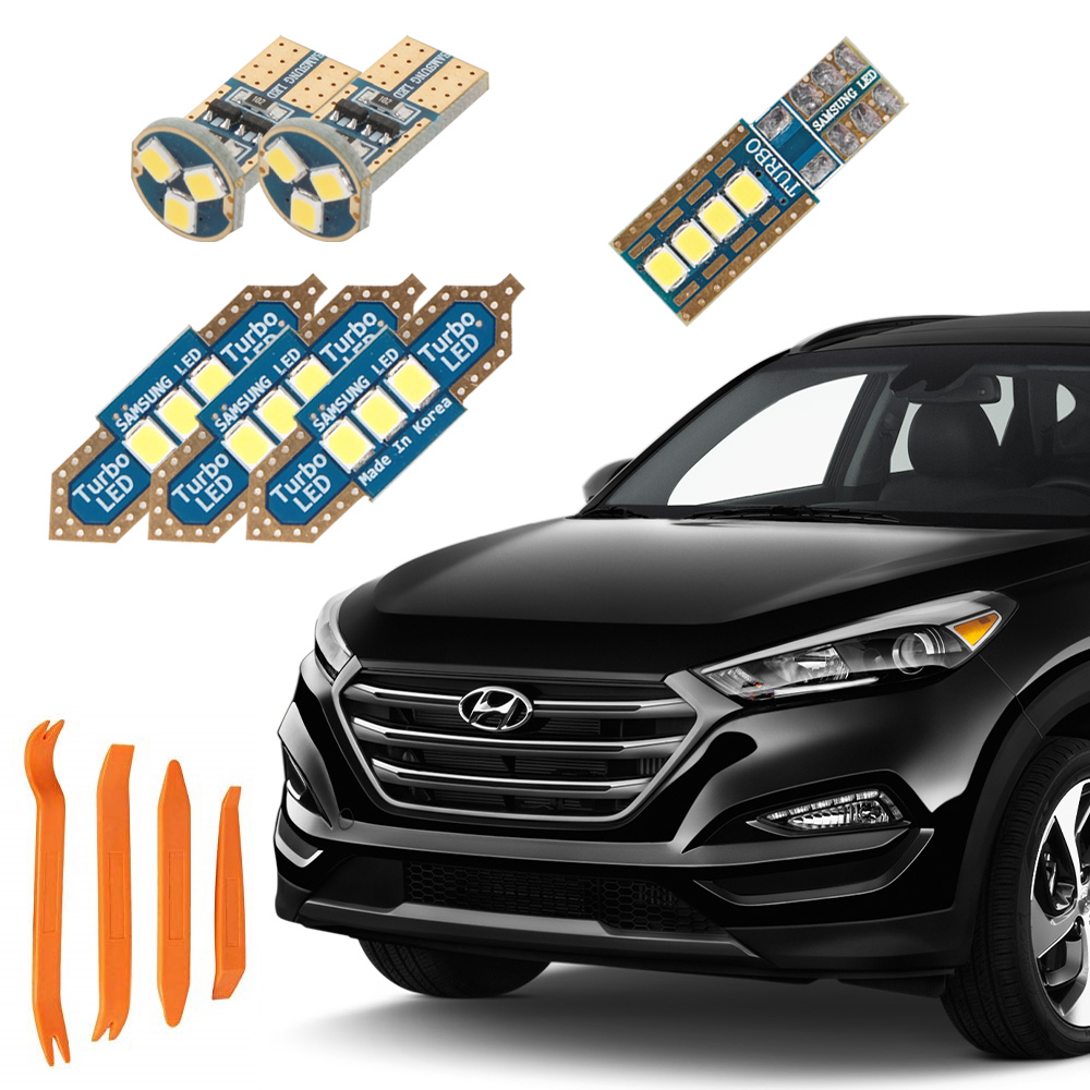 카템 차량용 루나 LED 실내등+리무버 풀세트, 1세트, 현대 올뉴 투싼 TL 썬루프형 2015년 3월~2018년 7월 13,600원