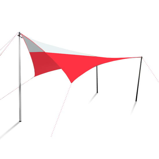 BUCK703 땡가격 SALE 국내산 프리미엄 차박겸용 헥사타프 4종 풀세트 천막 캠핑 경량 타프천 그늘막 45,080원