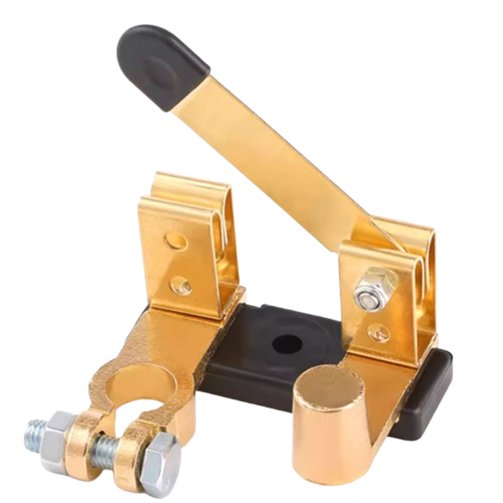 디와이툴즈 12V~24V 자동차 배터리 차단 스위치 터미널 클램프 황동형, 1개 15,100원