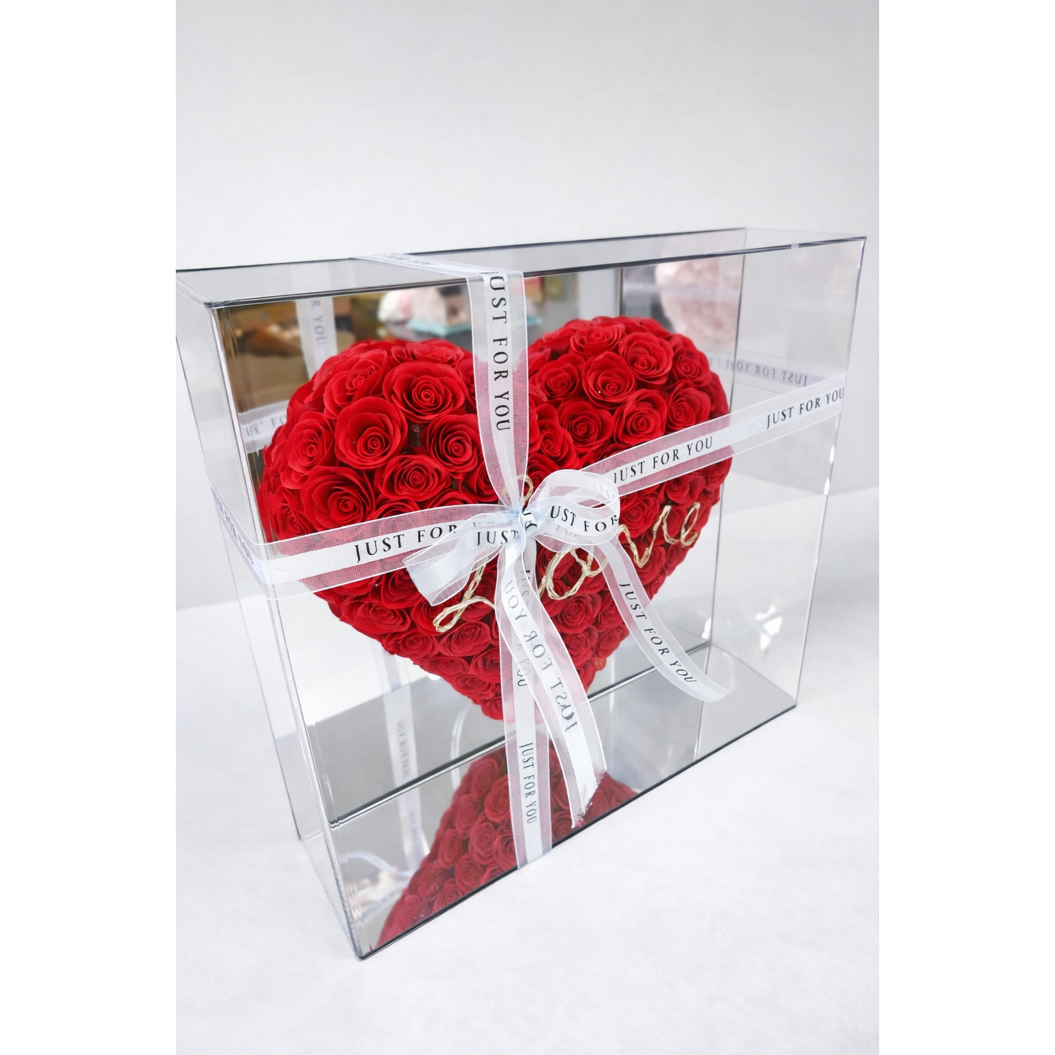 LED 하트 장미 비누꽃 시들지않는 꽃 선물 박스 대형 중형 소형 57,800원