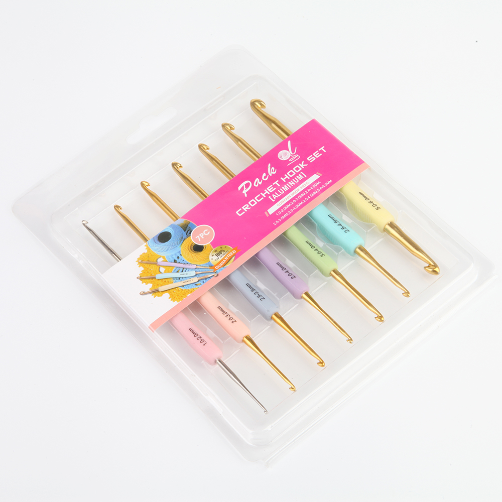 미소털실 실리콘 코바늘 더블 후크, 1세트 11,400원