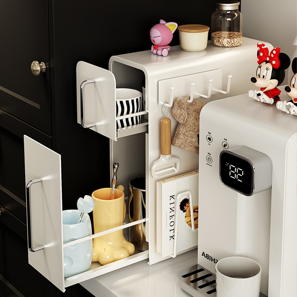 CK리빙 주방 조미료 철제 수납함, 1개, 화이트 56,800원