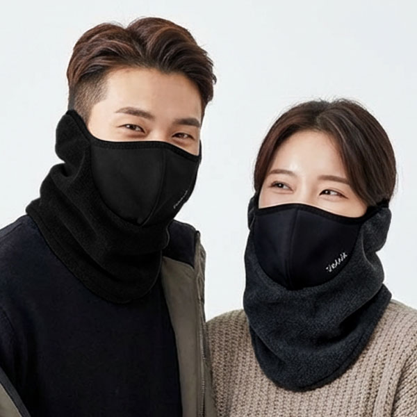 [VOLVIK] 볼빅 귀마개넥워머 겸용 올인원 방한 골프마스크, 블랙, 1개 24,800원