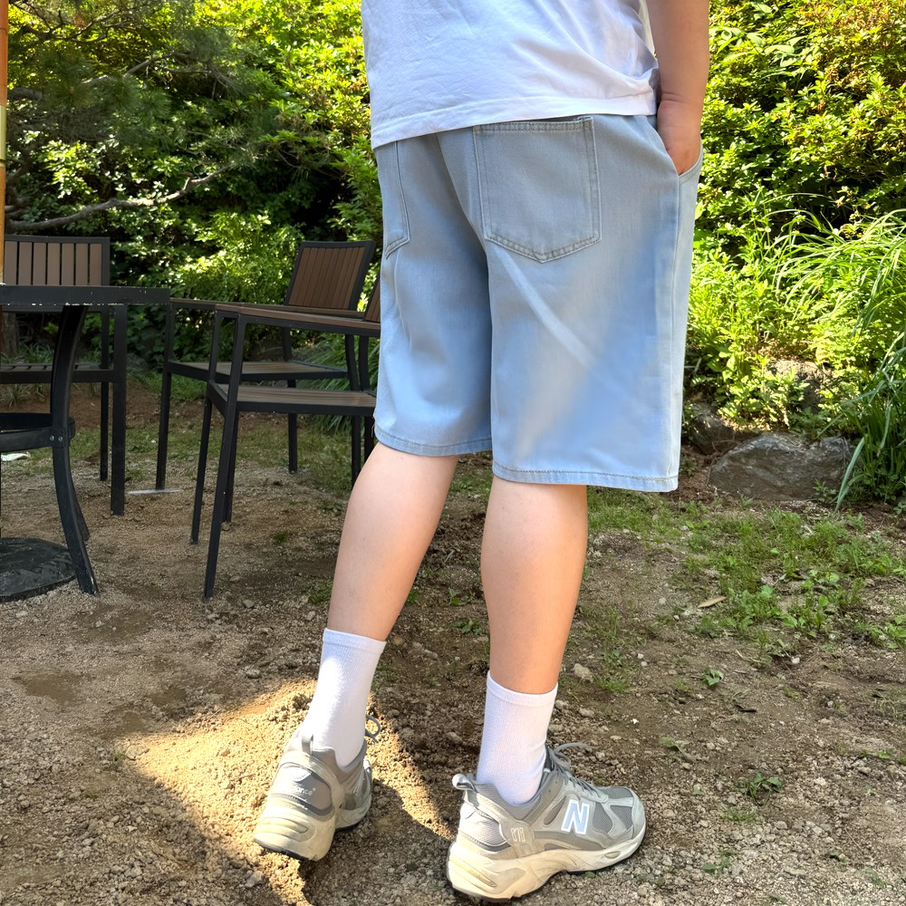 후노우즈 데님 버뮤다팬츠 남녀공용 워싱 버뮤다 캐쥬얼 반바지 13,500원