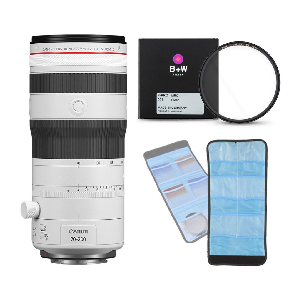 캐논 RF 70-200mm F2.8 L IS USM Z 화이트 + 슈나이더 B+W 필터 + 필터파우치 세트 5,999,000원