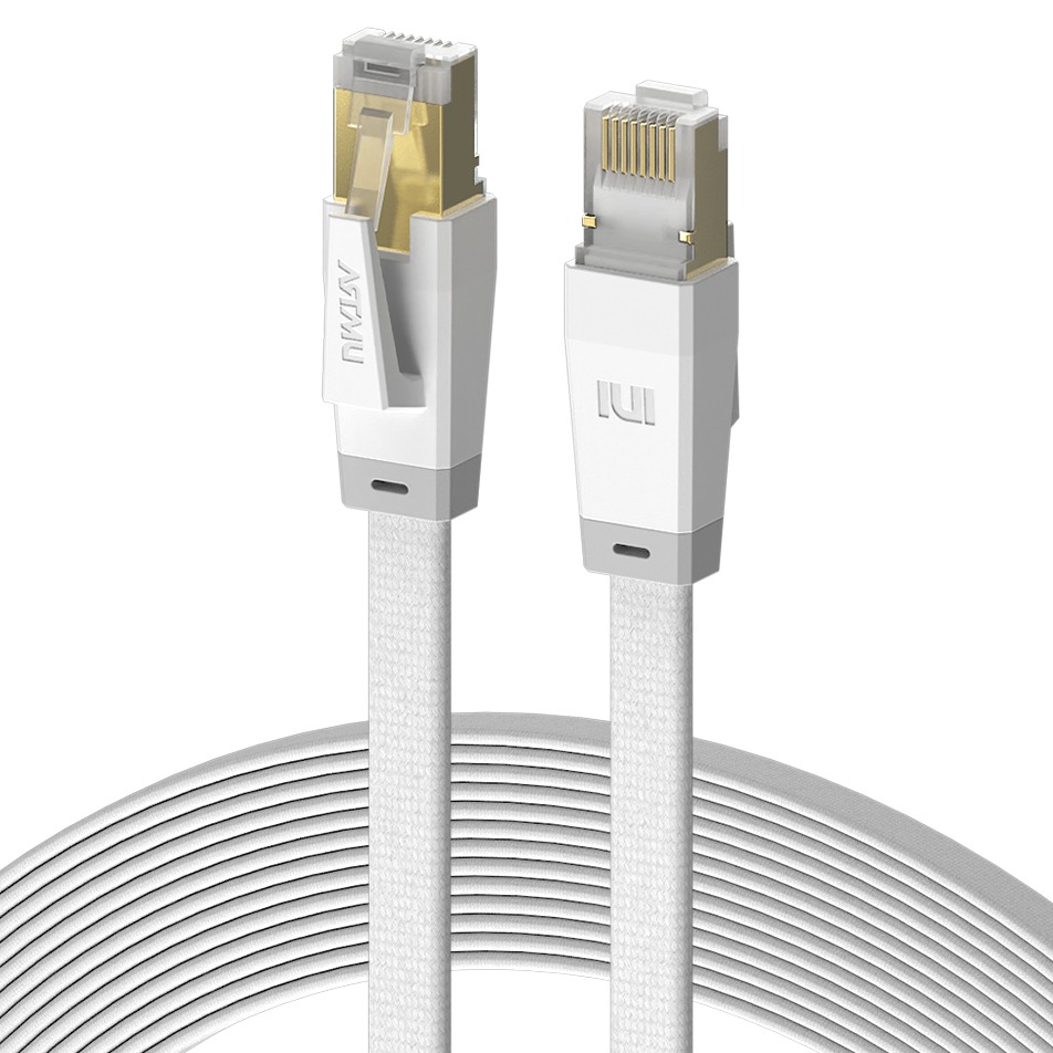 아트뮤 CAT8 기가랜선 이더넷 케이블 플랫, 1개, 2m, 화이트 8,230원