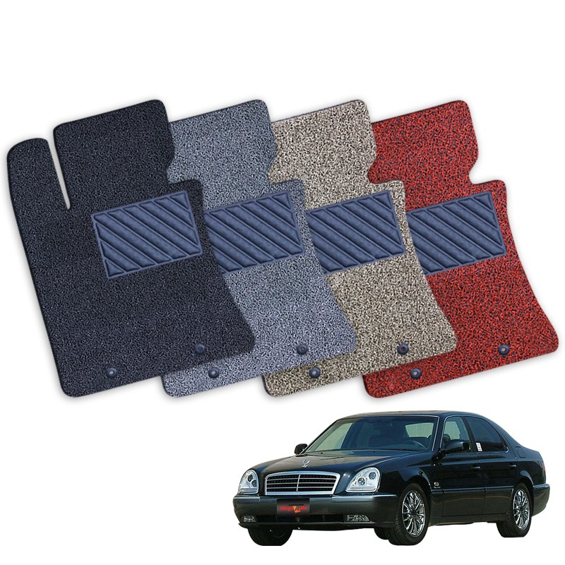 체어맨 전차종 확장형 코일매트 카매트 풀세트 CK, 블랙 테두리마감, 뉴체어맨/체어맨H(03년9월-13년), 쌍용 59,900원