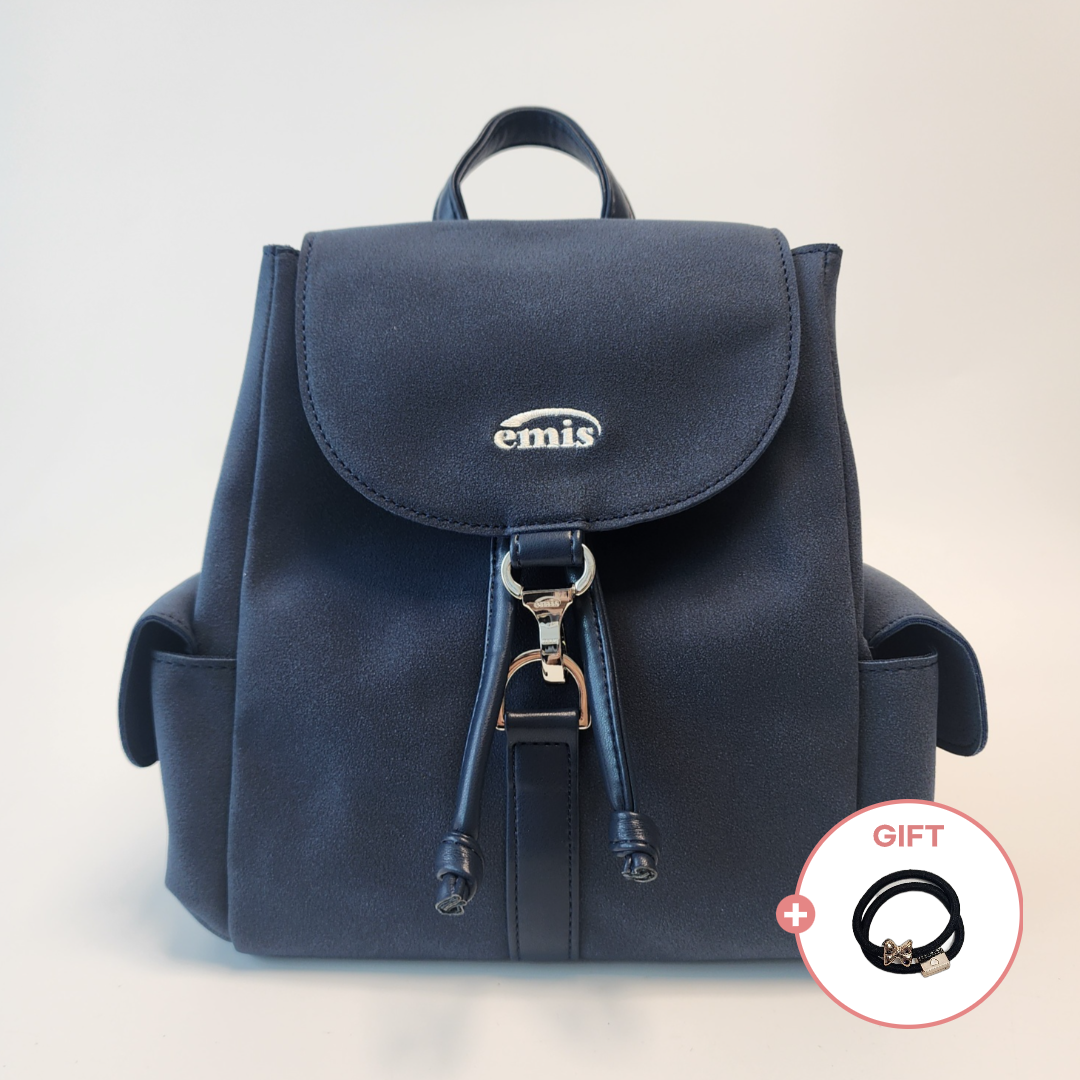 이미스 백팩 스웨이드 여성 데일리 미니백팩 네이비 148,900원
