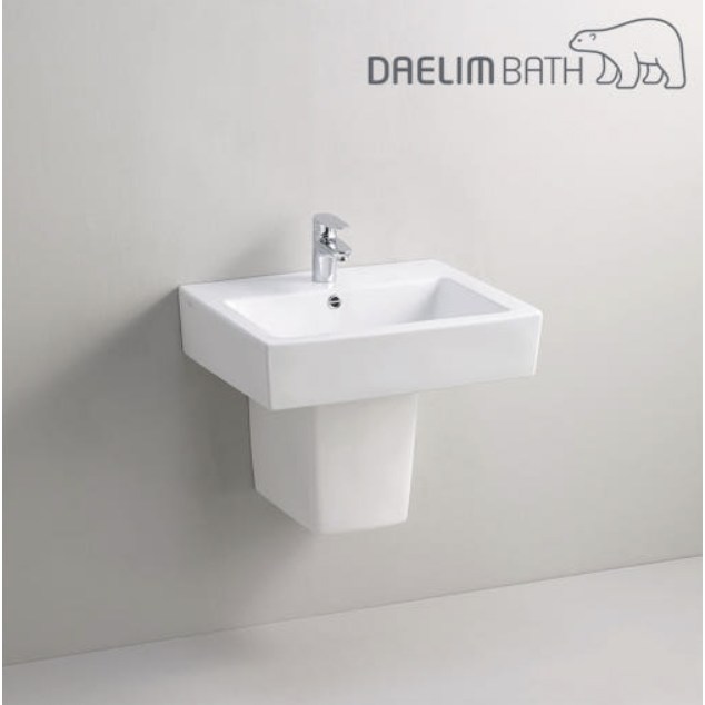 대림바스 CL-333D 비누대타입 세면기 긴다리 반다리 세면대교체 부속풀세트포함 CL333D 155,800원