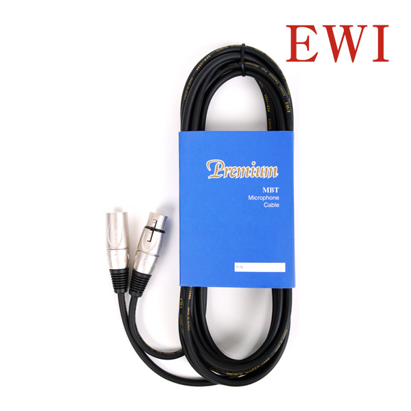 EWI 캐논 암 수 XLR FEMALE XLR MALE 고급형 마이크 신호 케이블 40,000원